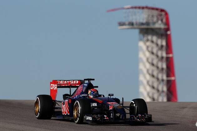 Motorsports: FIA Formula One World Championship 2014, Grand Prix of United States, 38 Max Verstappen (NLD, Scuderia Toro Rosso), xHOCHxZWEIx