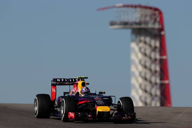 Motorsports: FIA Formula One World Championship 2014, Grand Prix of United States, 3 Daniel Ricciardo (AUS, Infiniti Red Bull Racing), xHOCHxZWEIx