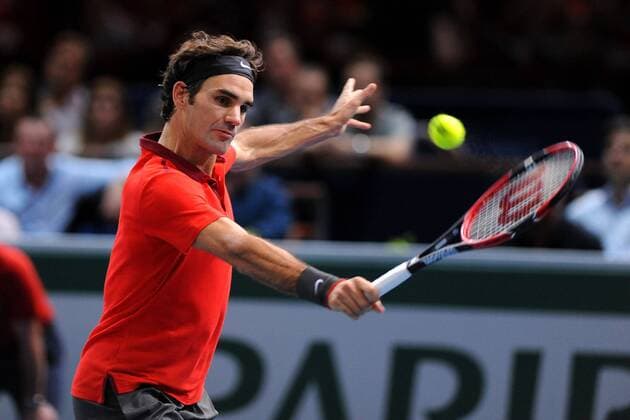 Roger Federer (SUI) TENNIS : BNP Paribas Masters - Paris - ATP Tennis Herren - 31 10 2014 TennismagxPanoramic 