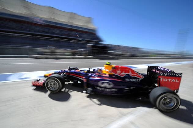 31.10.2014 - Free Practice 2, Daniel Ricciardo (AUS) Red Bull Racing RB10 United States Grand Prix, Austin 30 October - 2 November 2014 