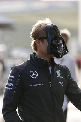 Oct. 31, 2014 - Austin, United States of America - NICO ROSBERG of Germany and Mercedes AMG Petronas F1 Team is seen in the paddock prior to the first practice session of the Formula 1 United States Grand Prix 2014 at Circuit of the Americas in Austin, Texas, United States of America. F1 2014 - United States Grand Prix - Practice - ZUMAg147