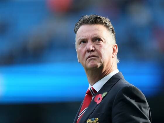 Manchester United s Louis Van Gaal looks on - Barclays Premier League - Manchester City vs Manchester Utd - Etihad Stadium - Manchester - England - 2nd November 2014 - Picture David Klein Sportimage EDITORIAL USE ONLY. No use with unauthorised audio, video, data, fixture lists, club league logos or live services. Online in-match use limited to 120 images, no video emulation. No use in betting, games or single club league player publications.