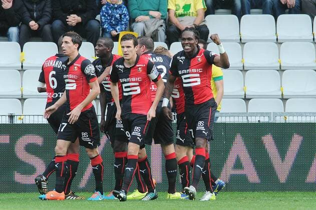 joie habib Habibou (Rennes) FOOTBALL : Nantes vs Rennes - Ligue 1 - 02 11 2014 N.LeGouic FEP Panoramic 