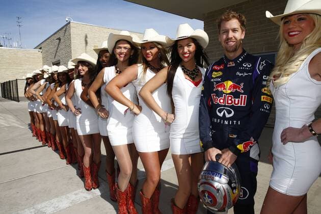 Motorsports: FIA Formula One World Championship 2014, Grand Prix of United States, 1 Sebastian Vettel (GER, Infiniti Red Bull Racing), xHOCHxZWEIx