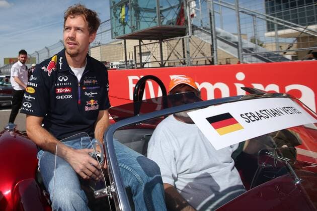 Motorsports: FIA Formula One World Championship 2014, Grand Prix of United States, 1 Sebastian Vettel (GER, Infiniti Red Bull Racing), xHOCHxZWEIx