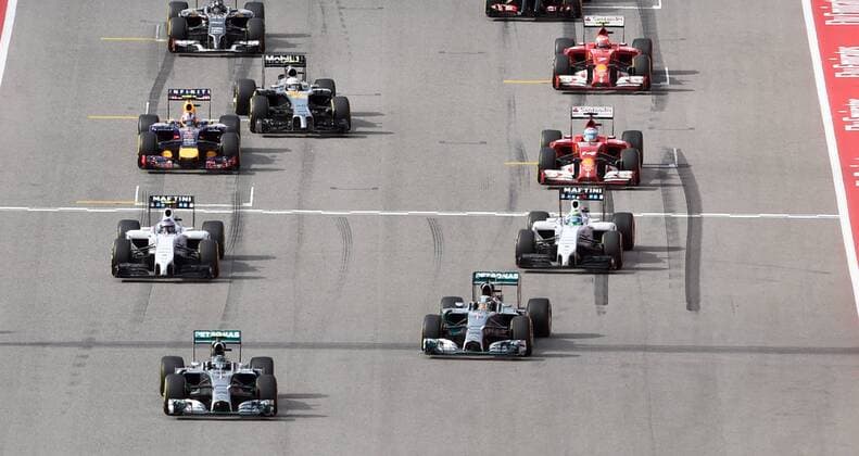 Start, formula 1 GP, USA in Austin Circuit of The Americas, 02.11.2014 Photo:mspb Jerry Andre Start; formula 1 GP, USA,