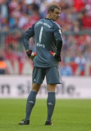 Manuel Neuer, Bayern, im Hinrundenspiel der Saison 2014 2015, FC Bayern München - Werder Bremen (6:0) in München; 18 10 2014 -