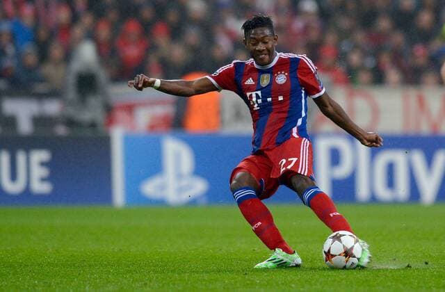 FUSSBALL CHAMPIONS LEAGUE SAISON 2014 2015 Vorrunde FC Bayern Muenchen - AS Rom 05.11.2014 David Alaba (FC Bayern Muenchen)