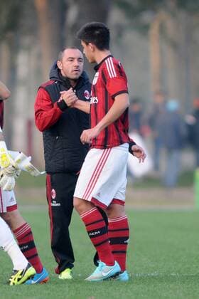 CRISTIAN BROCCHI, CHRISTIAN MALDINI (SON OF PAOLO MALDINI) - COPPA ITALIA TIM CUP - PRIMAVERA AC MILAN - US SASSUOLO 2-0