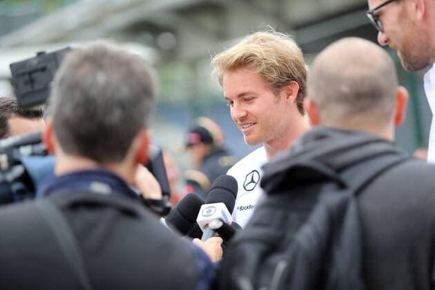 06.11.2014 - nNico Rosberg (GER) Mercedes AMG F1 W05 Brazilian Grand Prix, Interlagos 6 - 9 November 2014 