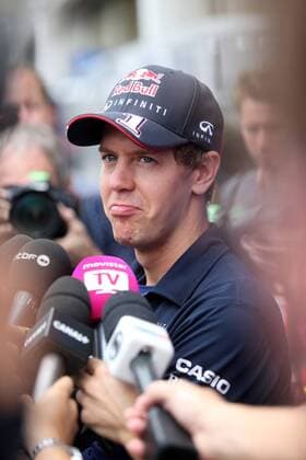 06.11.2014 - Sebastian Vettel (GER) Red Bull Racing RB10 Brazilian Grand Prix, Interlagos 6 - 9 November 2014 