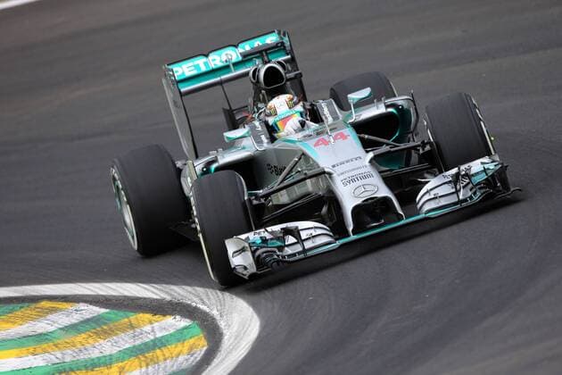 07.11.2014 - Free Practice 1, Lewis Hamilton (GBR) Mercedes AMG F1 W05 Brazilian Grand Prix, Interlagos 6 - 9 November 2014 