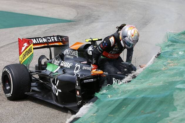 Motorsports: FIA Formula One World Championship 2014, Grand Prix of Brazil, 34 Daniel Juncadella (ESP, Sahara Force India F1 Team), xHOCHxZWEIx
