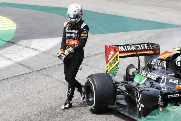 Motorsports: FIA Formula One World Championship 2014, Grand Prix of Brazil, 34 Daniel Juncadella (ESP, Sahara Force India F1 Team), xHOCHxZWEIx