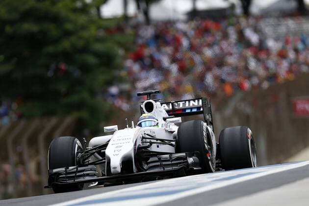 Motorsports: FIA Formula One World Championship 2014, Grand Prix of Brazil, 19 Felipe Massa (BRA, Williams Martini Racing), xHOCHxZWEIx