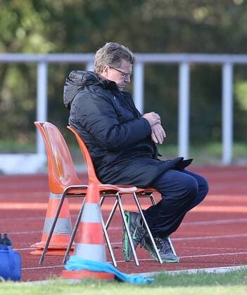 Trainer Roland kroos (Rostock) Eintracht Braunschweig vs. FC Hansa Rostock