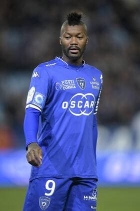 CISSE Djibril (Bastia) FOOTBALL : SC Bastia vs Montpellier - Ligue -08 11 2014 JBAutissier Panoramic 