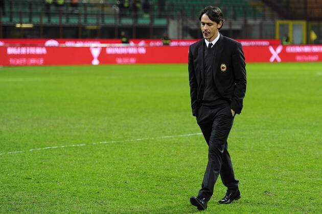 Filippo Inzaghi Milan Milano 05-11-2014 Stadio Giuseppe Meazza - Football Calcio Trofeo Berlusconi Milan - San Lorenzo. Foto Giuseppe Celeste Insidefoto giuseppexceleste