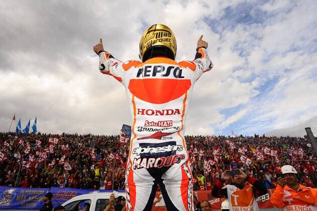 Valencia, SPAIN - 10 of November:Generali Grand Prix of Valencia. Spain, Valencia. In the photo: World champion of MotoGP 93 Marc MARQUEZ (SPA) Repsol Honda Team 