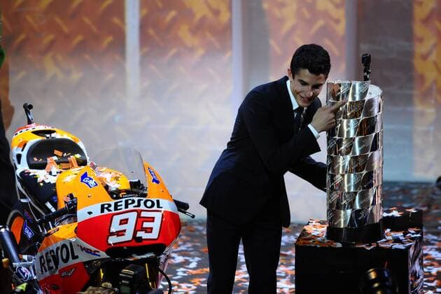Valencia, SPAIN - FIM Awards Ceremony 2014. In the picture: MotoGP world champion. 93 Marc MARQUEZ (SPA) Repsol Honda Team 