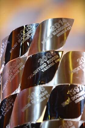 Valencia, SPAIN - FIM Awards Ceremony 2014. In the picture: Motogp champion trophy 