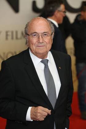 Sepp Blatter bei der Die Mannschaft Kino Premiere am 10.11.2014 in Berlin Die Mannschaft Kino Premiere in Berlin, 2014 