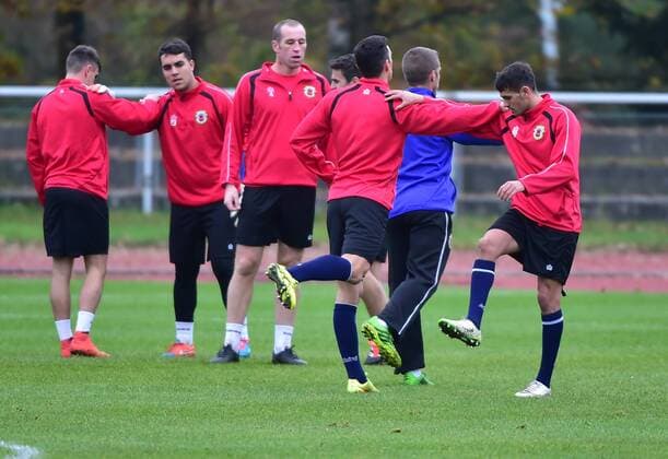 11.11.2014 - Fussball Soccer - Training Nationalteam Nationalmannschaft Gibraltar - - Training Trainingsimpression