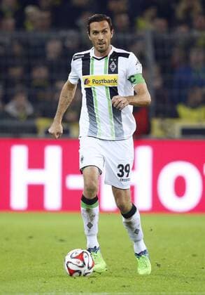 STRANZL Martin Team Borussia Moenchengladbach DFL Fussball Liga Saison 2014-2015 Bundesligaspiel Borussia Dortmund - Borussia Mönchengladbach 1 : 0 am 09. November 2014 in Dortmund 