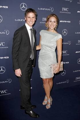 Felix Gottwald und Kathi Wörndl beim Laureus Medien Preis 2014 im Grand Hyatt. Berlin, 12.11.2014 Foto:xR.xHardex xFuturexImage