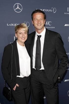 Fredi Bobic mit Ehefrau Britta beim Laureus Medien Preis 2014 im Grand Hyatt. Berlin, 12.11.2014 Foto:xR.xHardex xFuturexImage