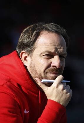 ZORNIGER Alexander Trainer Team RB Leipzig 2.Bundesliga DFL Saison 2014-2015 Spiel Darmstadt 98-RB Leipzig 1 : 0 am 08. November 2014 in Darmstadt 