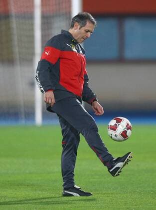 SOCCER - UEFA EURO 2016 quali, AUT vs RUS, preview VIENNA,AUSTRIA,13.NOV.14 - SOCCER - UEFA European Championship 2016, European Qualifiers, OEFB international match, Austria vs Russia, preview, training of team AUT. Image shows head coach Marcel Koller (AUT). 