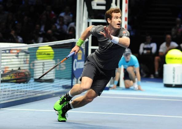 Tennis - 2014 ATP Tennis Herren World Tour Finals at The O2 - Day five, Group B Singles: Great Britain s Andy Murray 
