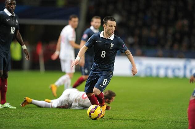 Mathieu Valbuena (Fra) FOOTBALL : Frankreich vs Albanien - 14 11 2014 N.LeGouicFEP 