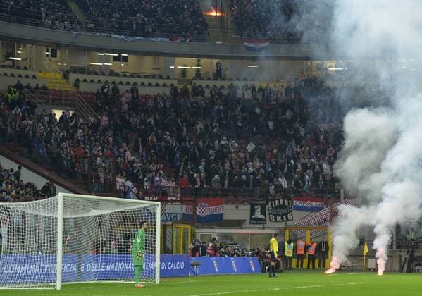 European Championship Qualifier - Croatia Fans. 16.11.2014., Milan, San Siro.  MarkoxLukunic PIXSELL