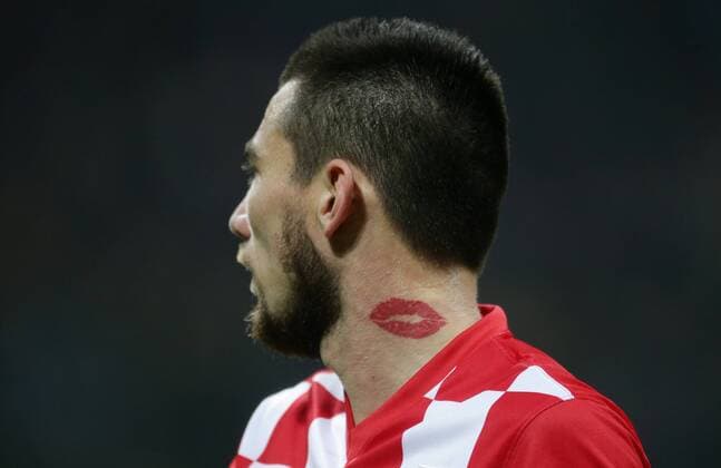16.11.2014, Stadio Giuseppe Meazza, Milan, Italy - 15th UEFA European Championship, qualifying round, group H, Italy - Croatia. Danijel Pranjic.  MarkoxLukunic PIXSELL