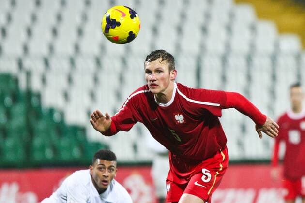 17.11.2014, Gdansk , Football International friendly , Under-18 Match , Poland - England: Szymon Walczak (POL)  20141117_awj_291