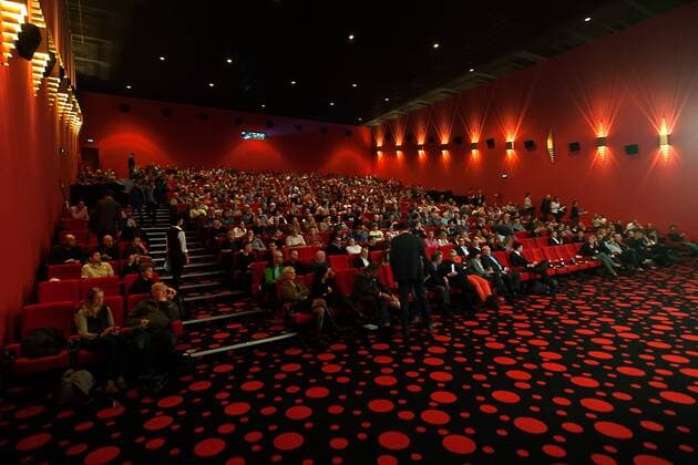 Erfurt 17.11.2014 CineStar C1 Kino NIEUWE HELDEN Deutsche Kinopremiere Dokumentarfilm zur Tour de France 2014 im Bild: Restlos ausverkauftes Kino