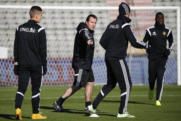 Marc Wilmots, headcoach of Belgium FOOTBALL : Entrainement - Belgique - Qualification - Euro 2016 - 17 11 2014 PhotoNews Panoramic 