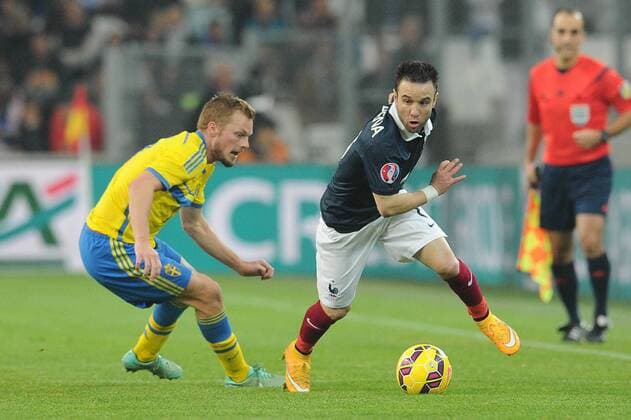 mathieu Valbuena (FRA) Sebastian Larsson (SWE) Frankreich - Schweden, Marseille N.LeGouic FEPx 