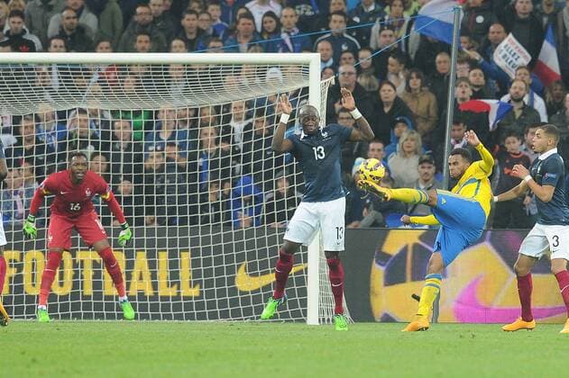 Tor Eliaquim Mangala (FRA) Isaac Kiese Thelin (SWE) Frankreich - Schweden, Marseille N.LeGouic FEPx 