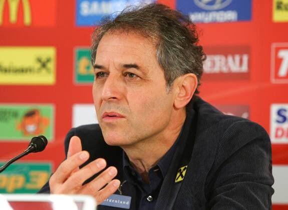 SOCCER - AUT vs Brazil, follow-up VIENNA,AUSTRIA,19.NOV.14 - SOCCER - OEFB international match, Austria vs Brazil, follow-up press conference of team AUT. Image shows head coach Marcel Koller (AUT). 