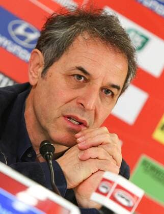 SOCCER - AUT vs Brazil, follow-up VIENNA,AUSTRIA,19.NOV.14 - SOCCER - OEFB international match, Austria vs Brazil, follow-up press conference of team AUT. Image shows head coach Marcel Koller (AUT). 