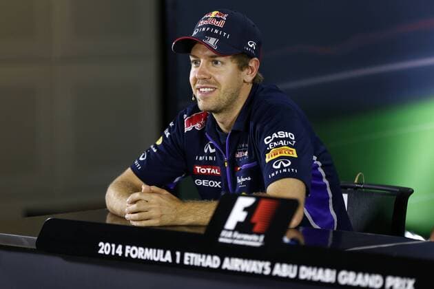 Motorsports: FIA Formula One World Championship 2014, Grand Prix of Abu Dhabi, 1 Sebastian Vettel (GER, Infiniti Red Bull Racing), xHOCHxZWEIx