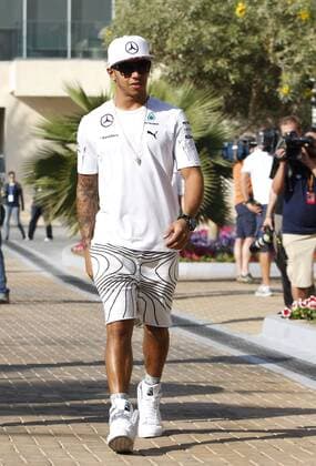 Motorsports: FIA Formula One World Championship 2014, Grand Prix of Abu Dhabi, 44 Lewis Hamilton (GBR, Mercedes AMG Petronas F1 Team), xHOCHxZWEIx