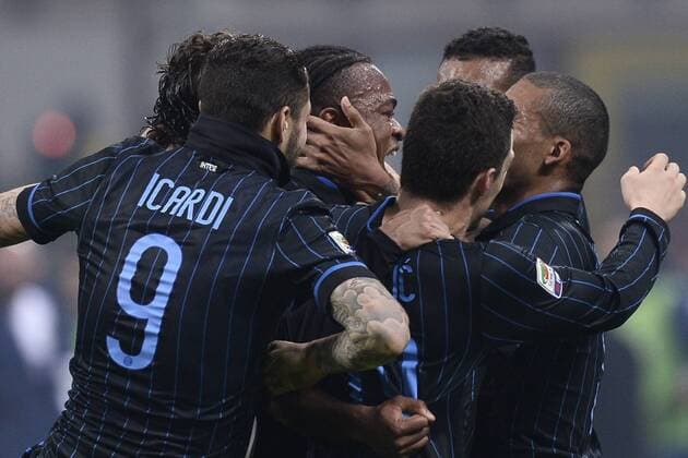Serie A AC Milan - Inter Mailand Torjubel Joel Obi 