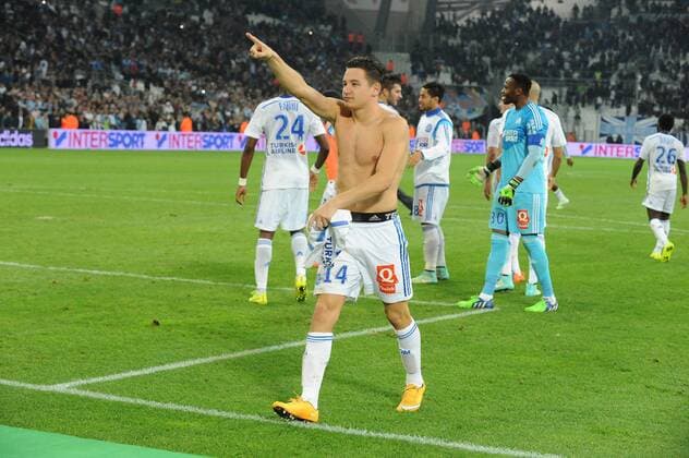 Florian Thauvin (Marseille) FOOTBALL : Marseille vs Bordeaux - Ligue 1 - 23 11 2014 N.LeGouic FEP Panoramic 