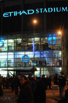 Fussball Champions League Vorrunde 5. Spieltag Manchester City im Etihad Stadium in Manchester Innenansicht vom Etihad Stadium