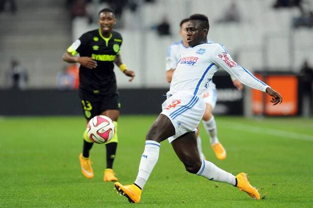 Benjamin MENDY FOOTBALL : Marseille vs Nantes - Ligue 1 - 28 11 2014 N.LeGouic FEP Panoramic 