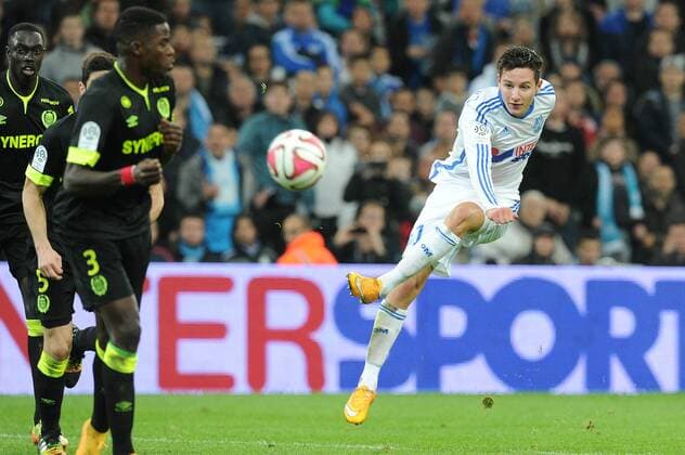 FLORIAN THAUVIN FOOTBALL : Marseille vs Nantes - Ligue 1 - 28 11 2014 N.LeGouic FEP Panoramic 